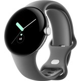 Google Pixel Watch LTE - Smartwatch - polished silver/charcoal Smartwatch