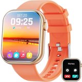 Hwagol Damen's und Herren's Bluetooth Anrufe Smartwatch (1,85 Zoll, Android/iOS), mit 140+ Sportmodi…