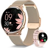 Powerwill Damen Smartwatch mit Telefonfunktion, 1,39-Zoll-HD-Voll-Touchscreen Smartwatch (1,39 Zoll)…
