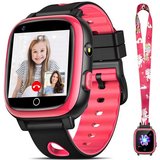 Sanorum 4G Smartwatch kinder mit GPS und Telefonfunktion Smartwatch (3.3 cm/1,3" HD Voll Touchscreen…