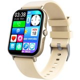 findtime Multi-UI-Umschaltung Smartwatch (1,69 Zoll, Android iOS), Armbanduhr Sport Herzfrequenzmonitor…