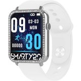 SMARTY 2.0 SMARTY 2.0, SW035I02 Smartwatch Set, 2-tlg., mit abnehmbarer Glitzercase