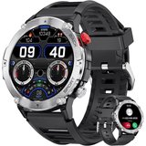 IBETTER Smartwatch, Fitness-Tracker-Uhr, Fitness-Uhr mit Telefonfunktion Smartwatch 1,32 Zoll HD-Voll-Touchscreen,…