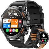 Lige Herren's Militär-Fitness-Tracker Smartwatch (1,37 Zoll, Android/iOS), mit 100+ Sportmodi, Schrittzähler,…