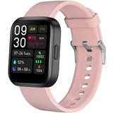Yoyaxi Fitness Smartwatch mit Bluetooth-Anruf Smartwatch, Herzrate, Blutdruck, Schlafmonitor, Sporttracker