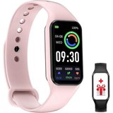 FeipuQu Smartwatch (1,47 Zoll, Android iOS), Damen Herren Oximeter(Spo2) Kalorien Schrittzähler Ip68…