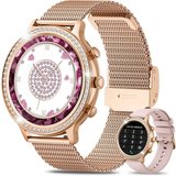 Bedee Smartwatch Damen,1.32 Zoll HD Smartwatch mit Telefonfunktion Smartwatch (3.2 Zoll) Smartwatch…