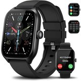 Acclafit Fur Damen Herren Touchscreen mit Bluetooth Anrufe, IP68 Wasserdicht Smartwatch (2.01 Zoll,…