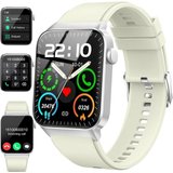 Donerton Fur Herren Damen mit Puls-Schlaf-Monitor Schrittzähler Smartwatch (1.85 Zoll, Andriod iOS),…