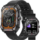 VSIUO Smartwatch Damen und Herren, Fitness Tracker Uhr Mit Sprachanruf Smartwatch (2,02 Zoll), IP68…