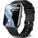 KALINCO für Damen Herren Farbdisplay mit personalisiertem Smartwatch (1,4 Zoll, Andriod iOS), mit Blutdruckmessung,Herzfrequenz,Schlafmonitor…