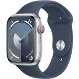 Apple Watch Series 9 GPS + Cellular 45mm Aluminium S/M Smartwatch (4,5 cm/1,77 Zoll, Watch OS 10), Sport…