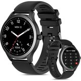 Tensky Telefonfunktion Herren's Smartwatch (1,32 Zoll), Mit Wecker, Fitnesstracker, Herzfrequenzmesser…