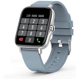 Maxcom Maxcom Harmony Touch Fitness Smartwatch Silber Smartwatch, 1-tlg.