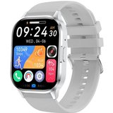 MIRUX Watch Aktivitätstracker Schrittzähler Schlafmonitor Touch Uhr Damen Smartwatch