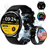 Mutoy Smartwatch für Damen Herren, Fitness Tracker Uhr Smartwatch (1,43 Zoll Runde AMOLED Touchscreen…