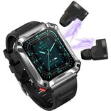 HIYORI Multifunktions-Sport-Smartwatch mit 1.96 Zoll HD-Touchscreen Smartwatch, TPU-Armband, Gesundheitsüberwachung…