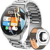 paazomu Smartwatch (1,36 Zoll, Android iOS), Herren mit Bluetooth Anrufe Fitnessuhr IP68 Wasserdicht…