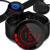 Retoo Bluetooth 43mm Sport Fitness Tracker Uhr Herzfrequenz Schwarz Smartwatch