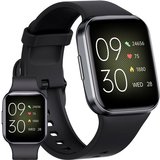 Sross Smartwatch Damen, Smartwatch Herren, Fitnessuhr mit Telefonfunktion Smartwatch (1.69" HD Voll…