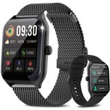 Yuede Smartwatch Damen Herren, Neueste Fitness Uhr mit Anruffunktion Smartwatch (Bluetooth 5.2 Anruffunktion,…