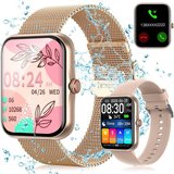 OKWISH Damen Herren Fitness Uhr Uhren Tracker Smart Watch Sportuhr Armbanduhr Smartwatch (1,83 Zoll)…