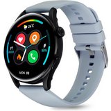 ombar 1,28 Zoll Touchscreen Fitnessuhr Damen Smartwatch (1.28 Zoll) Wasserdicht Sportuhr Schrittzähler…