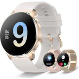 Iaret Smartwatch (1,32 Zoll, Android iOS), Armbanduhr mit Telefonfunktion Wasserdicht Fitness Tracker…