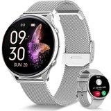 Powerwill Smartwatch Damen mit Telefonfunktion, 1,39-Zoll-HD-Voll-Touchscreen Smartwatch (1,39 Zoll),…
