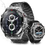 Yuede Smartwatch, Fitness Tracker uhr mit Anruffunktion für Damen und Herren Smartwatch (Rundes 1,52-Zoll-UHD-Full-Touch-Farbdisplay…