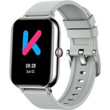 OKWISH Damen Herren Smart Watch Sportuhr Armbanduhr Fitness Uhr Uhren Tracker Smartwatch (1,91 Zoll)…