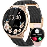 Fitonme Telefonfunktion Frauen's Smartwatch (1,39 Zoll), Mit herausragenden Funktionen, bestem Design…