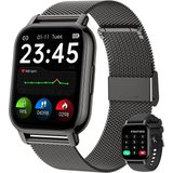 Narcid Smartwatch (1,85 Zoll, Android, iOS), mit Telefonfunktion, Schlafmonitor Schrittzähler IP68 Wasserdicht