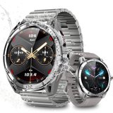 Yuede AMOLED Smartwatch, Fitness Uhr mit Anruffunktion für Damen und Herren Smartwatch (Rundes 1,43-Zoll-UHD-Full-Touch-AMOLED…