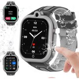 Tisoutec Kinder Smartwatch Telefon,Anrufe,Nachrichten,SOS-Funktion, (1.85 cm) Smartwatch (1.85 cm cm)…