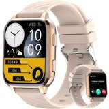 Mutoy Smartwatch, Fitness Tracker watch, Damen Herren Smartwatch (Fitnessuhr mit Telefonfunktion 1,85"…