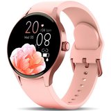 CkeyiN Smartwatch Damen mit Anruffunktion, Fitness Tracker Uhr, Smartwatch (3,6 cm/1,43 Zoll), Voll-Touch-Farbdisplay,100+…