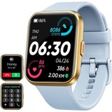 ENOMIR Smartwatch (1,69 Zoll, Android iOS), Damenuhr Telefonfunktion schrittzähler Schlafmonitor Aktivitätstracker