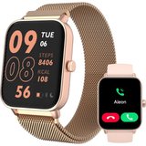TOOBUR IDW19 Smartwatch (1,8 Zoll, Android, iOS), mit Alexa und Telefonfunktion,100 Sports, 24/7 Puls,…