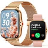 KLLGIA Smartwatch Damen Herren mit Sportuhr (1,7 Zoll, Android und iOS) Smartwatch, 1-tlg., Ausgestattet…