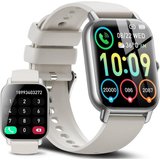 aycy Damen's & Herren's Fitness IP68 Wasserdicht Smartwatch (1,85 Zoll), mit Telefonfunktion rittzähler…