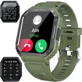 Sross Smartwatch Herren,mit Telefonfunktion, Fitness Tracker Uhr Smartwatch Sportuhr mit Blutdruck,SpO2,Herzfrequenz,Schrittzähler,Nachrichtenerinnerung,…