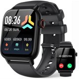 LLKBOHA Damen & Herren IP68 Wasserdicht Smartwatch (1,85 Zoll), mit Telefonfunktion Herzfrequenz, Schlafmonitor,…