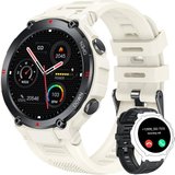 NONGAMX Smartwatch (1,42 Zoll, Android, iOS), Herren Fitness Tracker, Blutdruckmessung Wasserdicht Sportuhr…