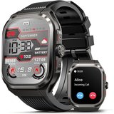 LAGENIO Smartwatch (2,01 Zoll, Android, iOS), mit Telefonfunktion, IP68 Wasserdicht Fitnessuhr, 100+…