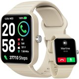 JUNG Fitpolo Smartwatch Damen & Herren Fitnessuhr, mit Bluetooth Smartwatch (4,69 cm/1,8 Zoll) mit Telefon…
