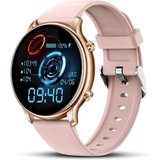 Deunis Smartwatch (1,3 Zoll, Android iOS), Armbanduhr kompatibel mit Android iOS, Schlafmonitor Fitness…
