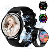 Mutoy Smartwatch, Smartwatch Herren mit Telefonfunktion Uhren Herren Smartwatch (1,43 Zoll Runde AMOLED…