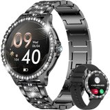 Lige Telefonfunktion Fitness Tracker Damen's IP67 wasserdicht Smartwatch (3,35 cm/1,32 Zoll, Android/iOS),…