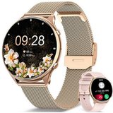 Powerwill Smartwatch Damen mit Telefonfunktion Smartwatch herren fitness tracker Smartwatch (1,39 Zoll)…